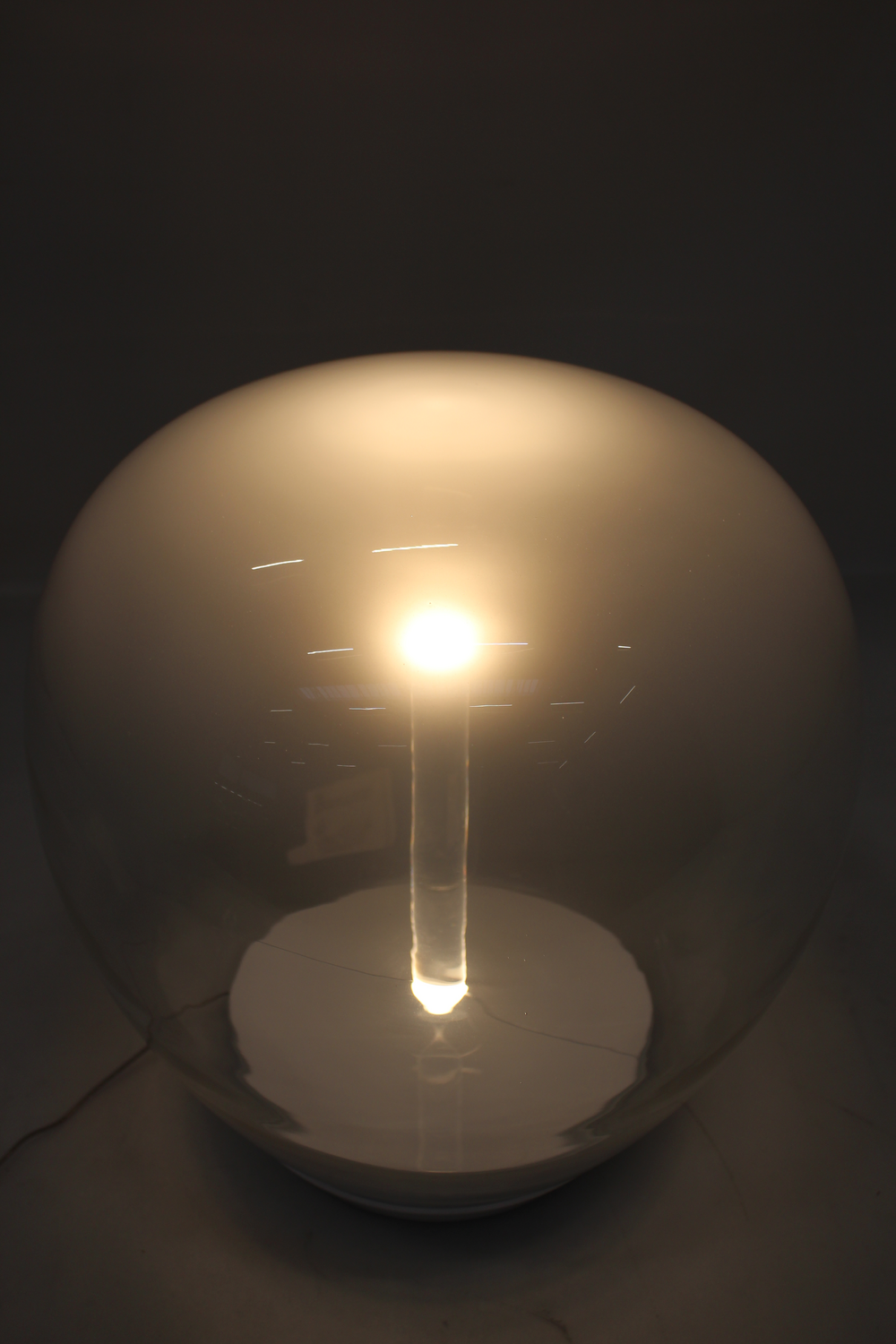 Artemide Empatia Glas-Tischleuchte mit LED Ø 36 cm Glaslampe 26W Tischlampe