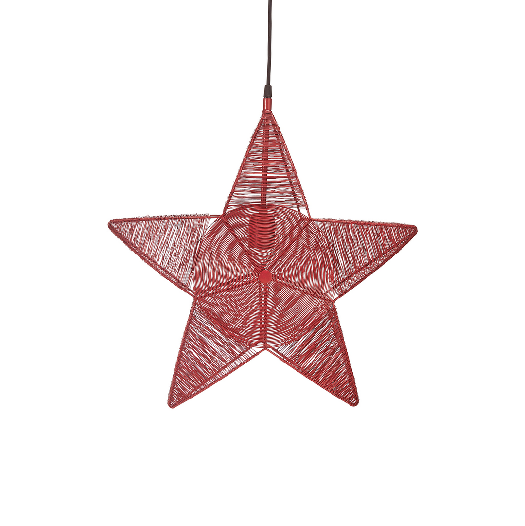 Pr Home Rigel Dekostern Aus Metall ø 50 Cm Rot Lampe Leuchte Dekorationslampe B-Ware - 7330976115723