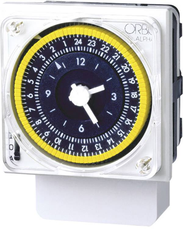 ORBIS Zeitschalttechnik OB270123 Zeitschaltuhr für Hutschiene ALPHA QRD 230 V/AC