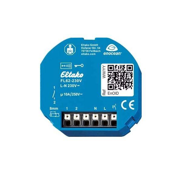 Eltako Fl62 230 V Lichtmodul Unterputz Lichtfaktor Modul Schließer Licht Relais B-Ware - 4010312319383