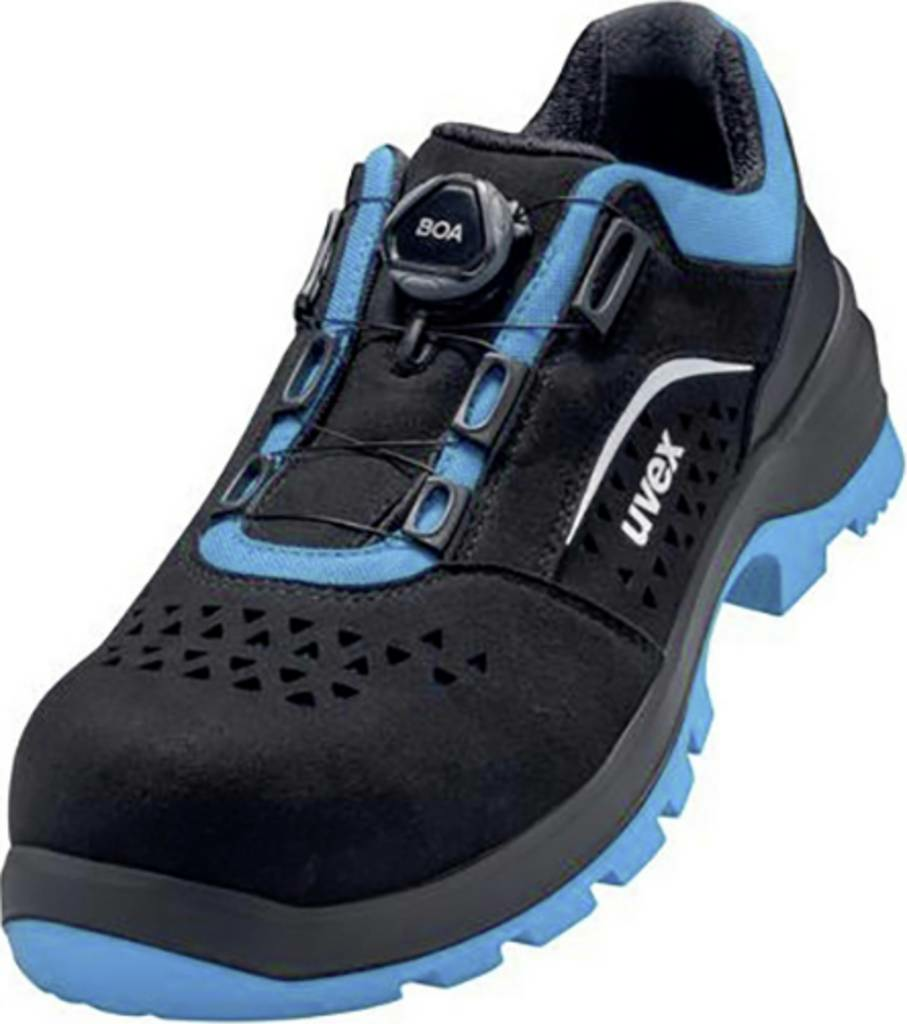 Uvex 9558 Sicherheitsschuh Sicherheitshalbschuh S1 P Gr:43 9558243 Schwarz/Blau B-Ware