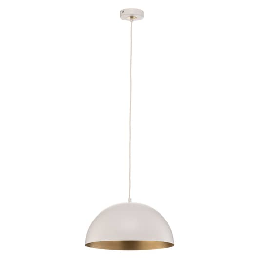 Euluna Hängeleuchte Beta Deckenlampe Pendelleuchte Deko-Deckenlampe in Weiß Gold
