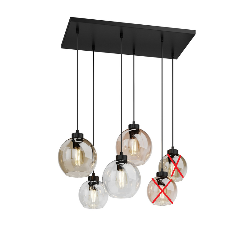 Tk Lighting Cubus 2164 Hängeleuchte Deckenlampe Pendelleuchte Siehe Text/Foto B-Ware