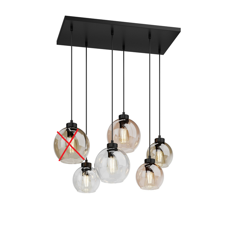 Tk Lighting Cubus 2164 Hängeleuchte Deckenlampe Pendelleuchte Siehe Text/Foto B-Ware - 5901780521646