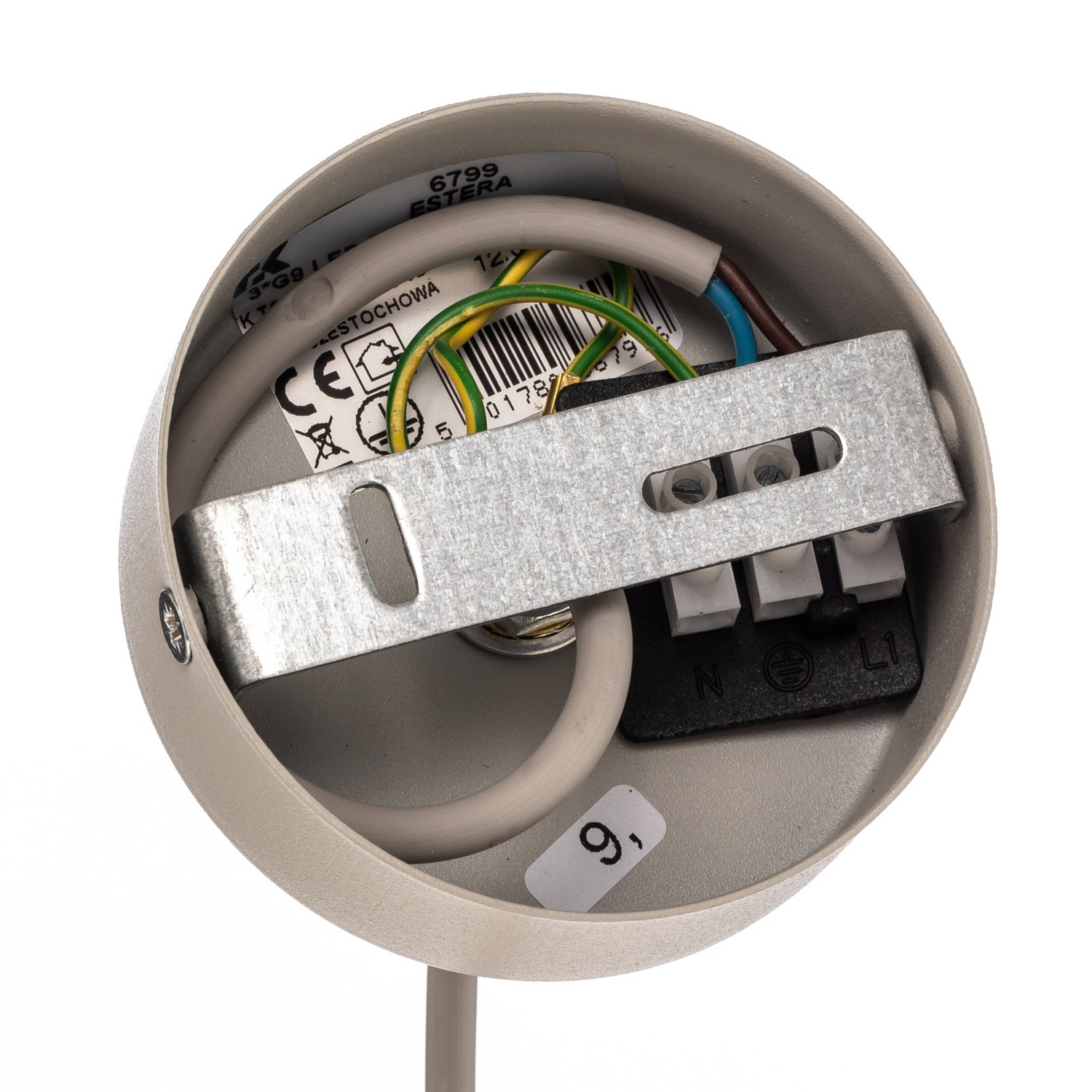 Tk Lighting Hängeleuchte Pendelleuchte Estera Opalglas Holz Weiß Dreiflammig     B-Ware - 5901780567996