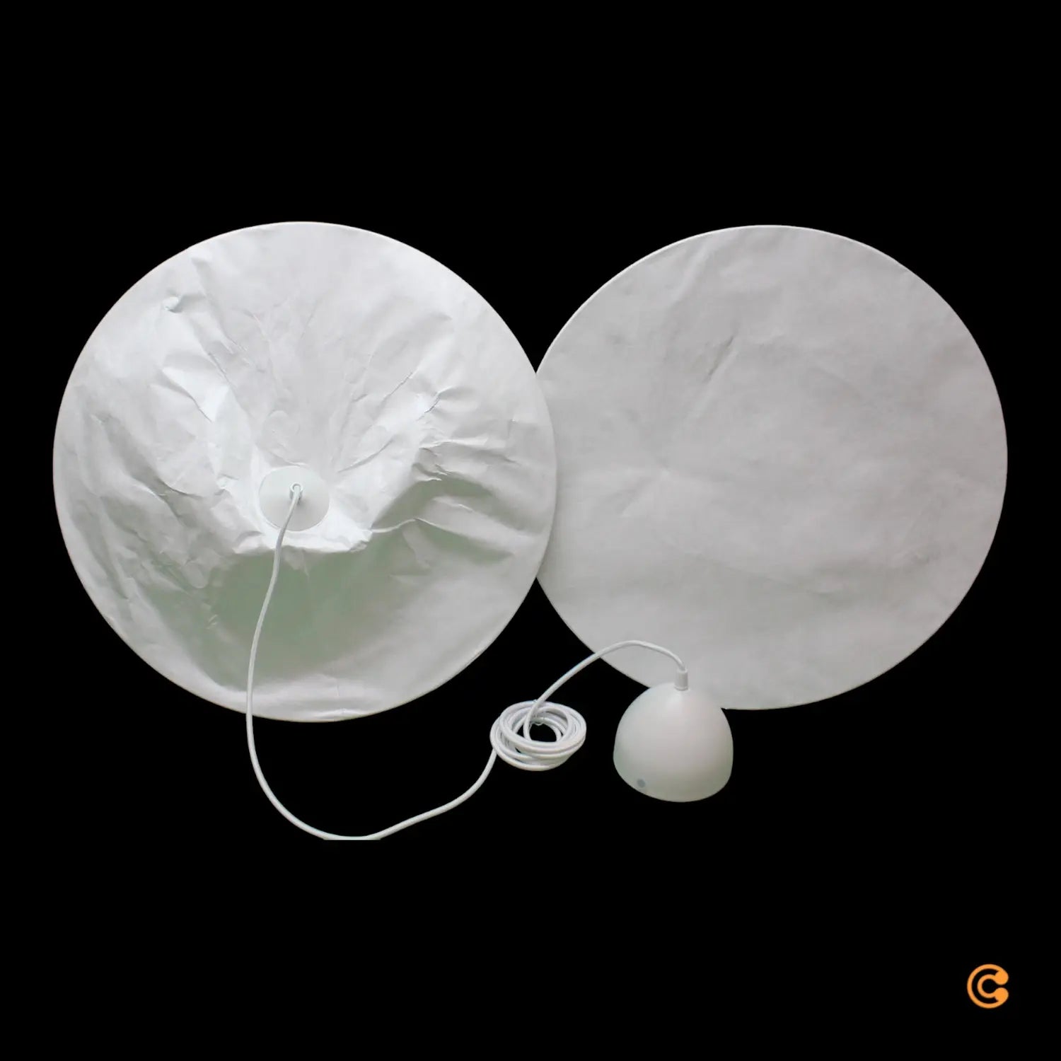 Hill Hängeleuchte Pendelleuchte Lampe Weiß Tyvek 55 Cm Siehe Text/Foto B-Ware - 5704924018299