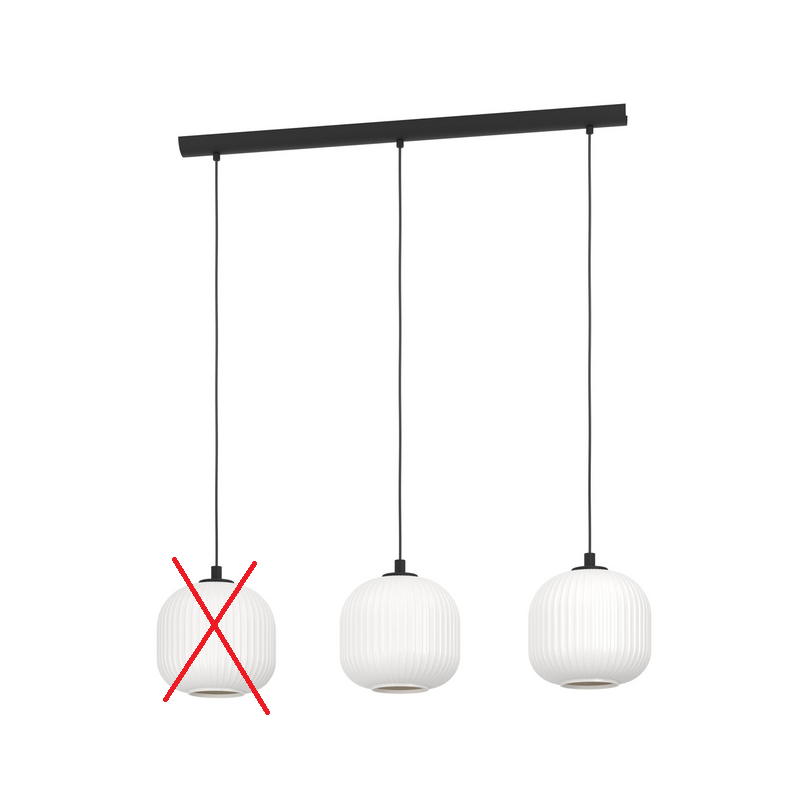 Eglo Hängeleuchte Mantunalle 120 Cm Deckenlampe Deckenleuchte Siehe Text/Foto B-Ware