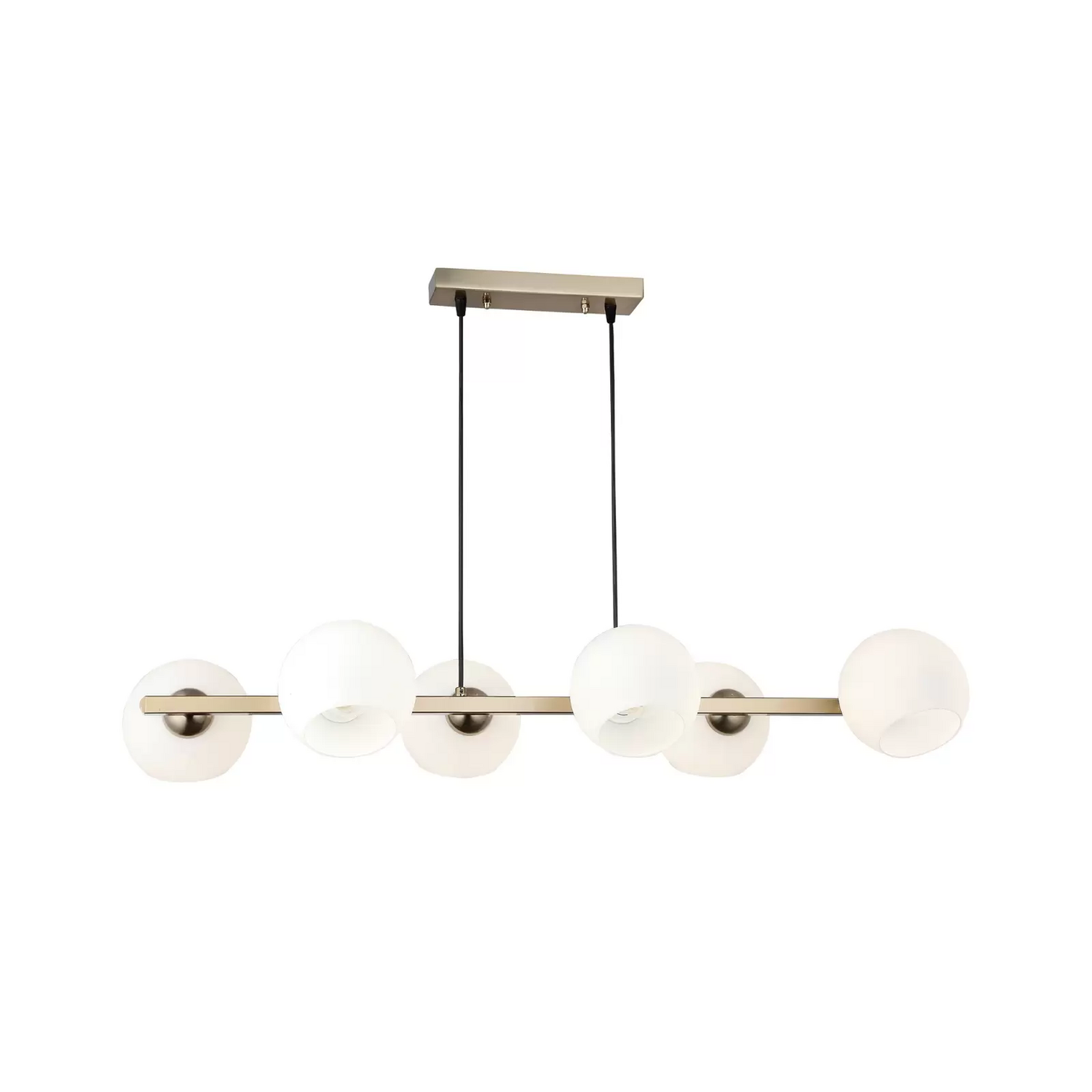 Lampe Ramella In Antikem Messing Inear 6 Flammig Deckenlampe Deckenleuchte Lampe B-Ware - 8699508190973