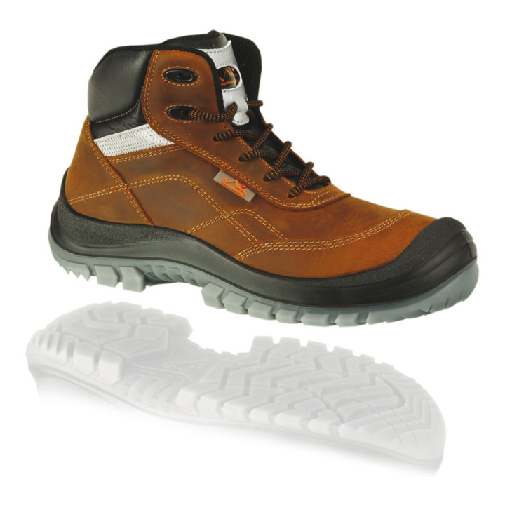 Hase Luzern S3 Sicherheitshochschuh Arbeitsstiefel Nubukleder Braun Größe 46 B-Ware - 4018949141469