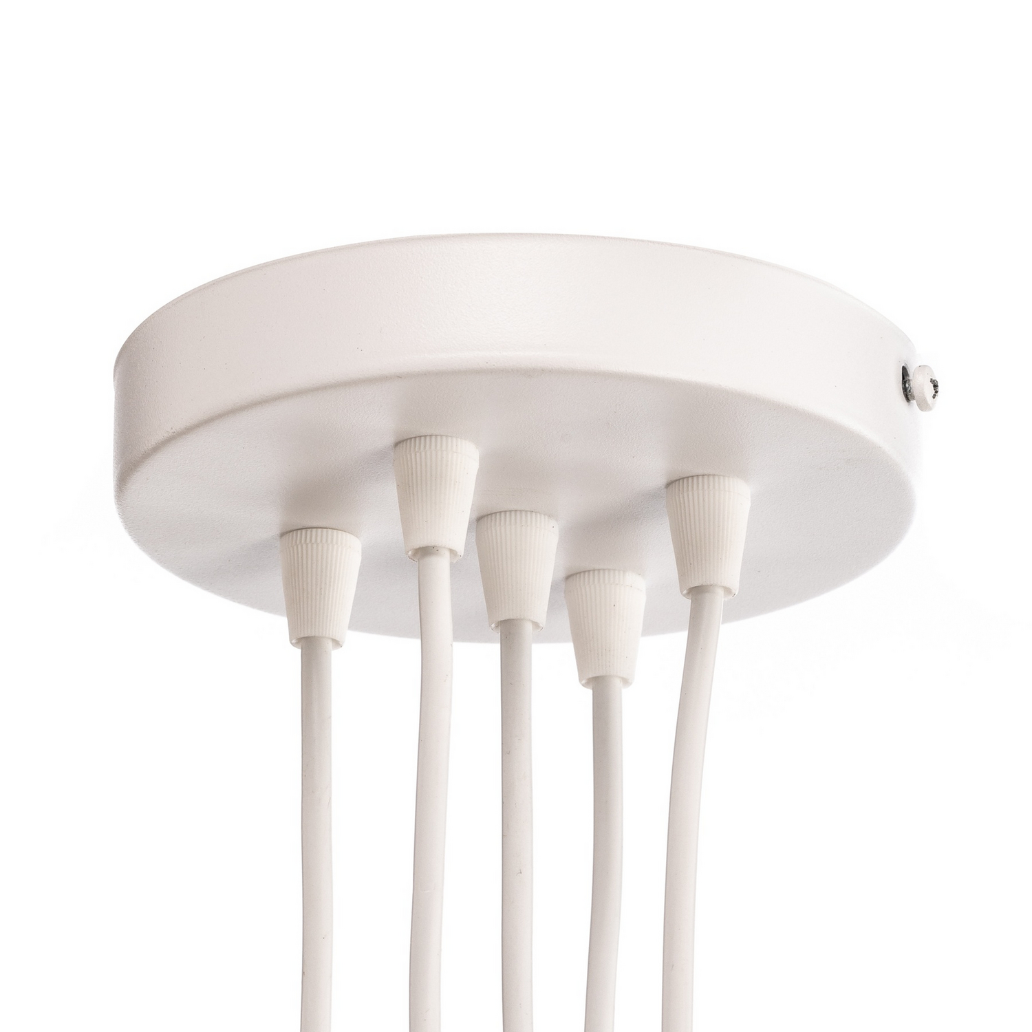 B-Ware Helam Hängeleuchte Pendelleuchte Tube Long Weiß Metall 5 Flammig E27 - 5902349235363