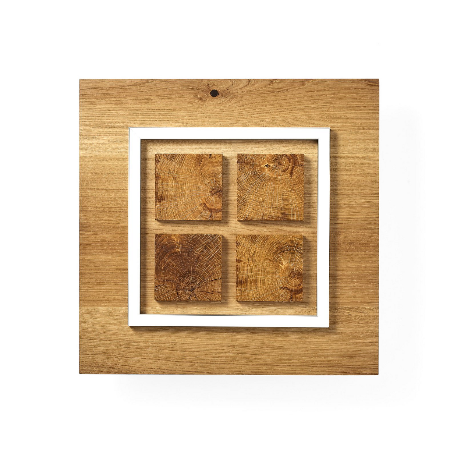 Herz Blut Led Deckenleuchte Lampe Heart Of Mio Deckenbeleuchtung Holz Dimmbar B-Ware - 4021273044344