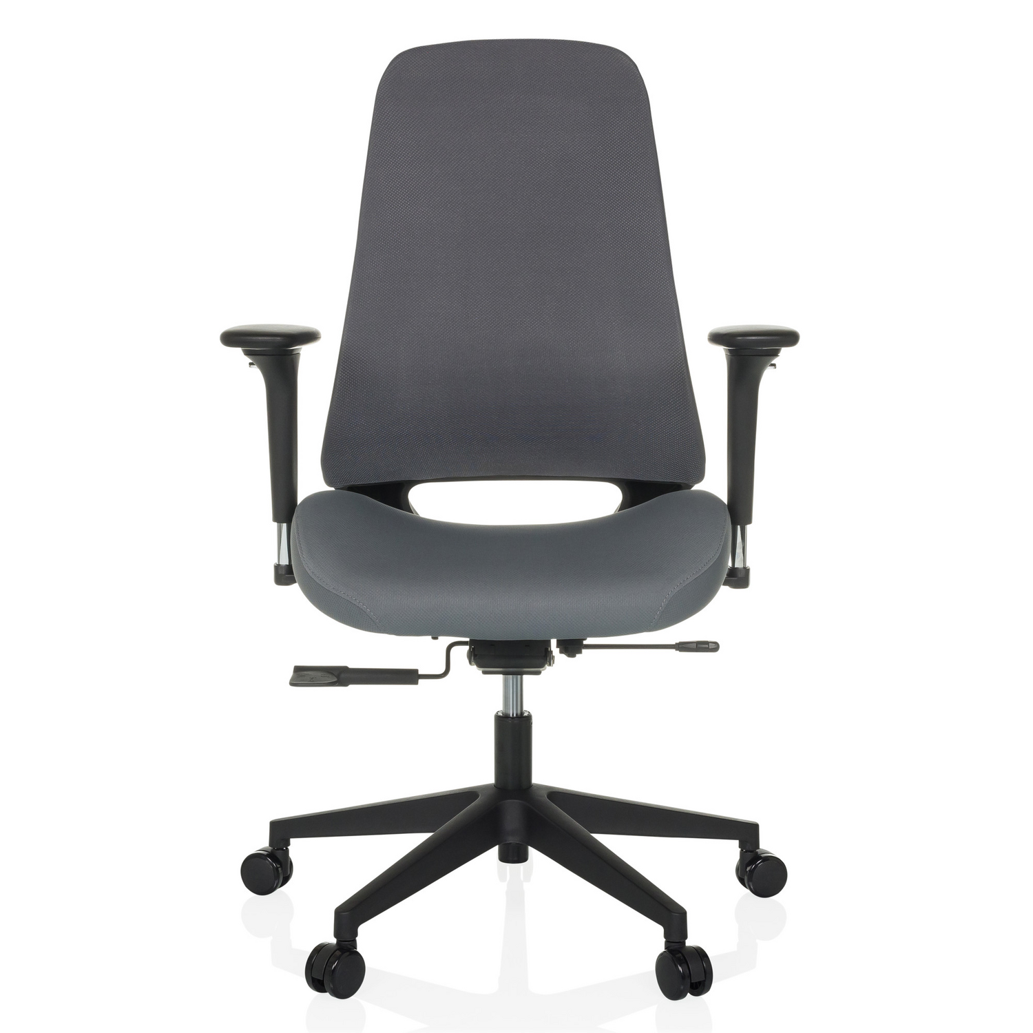 Hjh Office Bürostuhl Drehstuhl Henfield B Grau Höhenverstellbar Armlehnen B-Ware - 4064323045076