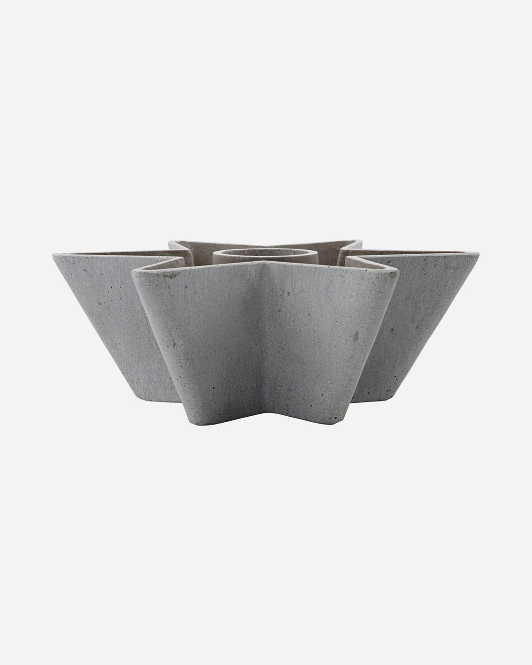 House Doctor Kerzenhalter Leuchter Mold Star Kerzenhalter Grau Tischdeko B-Ware - 5707644825123