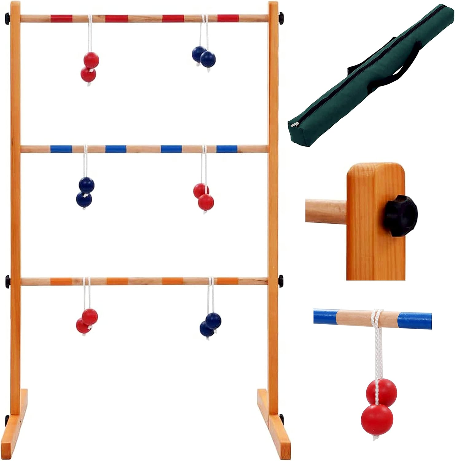 Izzy Leitergolf Outdoor Holz Leiterspiel Wurfspiel Spiel Outdoorspiel  B-Ware - 1