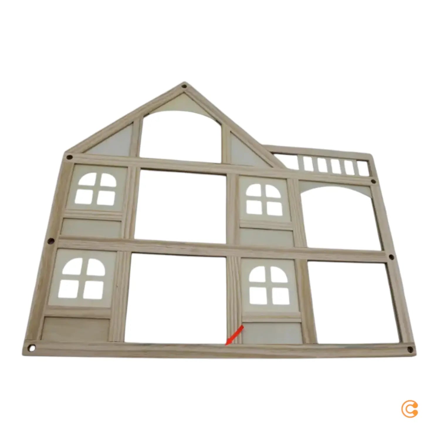 Izzy Holzpuppenhaus Spielhaus Puppenhaus Für Puppen Haus 4 Siehe Text/Foto B-Ware - 4047385571219