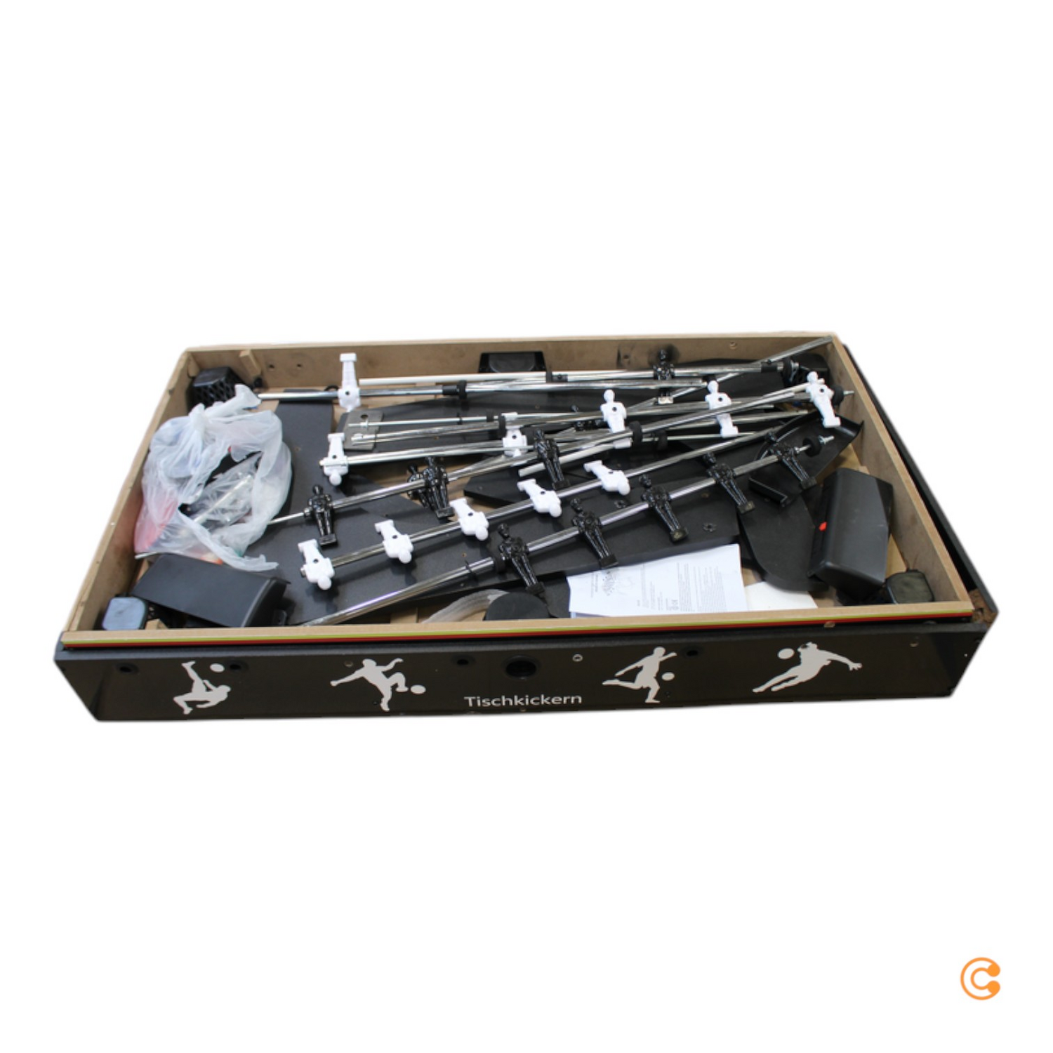 Izzy Multifunktionstisch Spieltisch 4 In 1 Tischfußball Billard Defektware D-Ware - 4047385499155