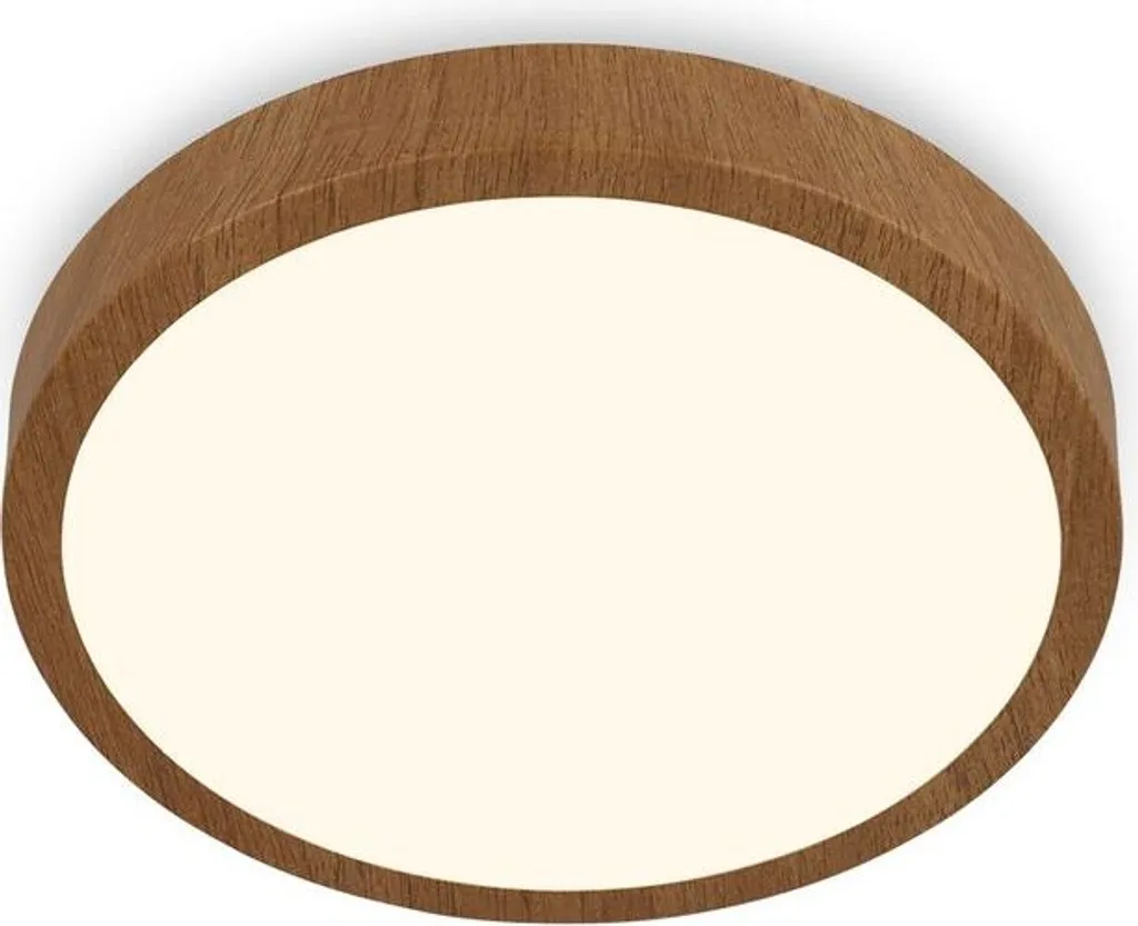 Briloner Led Deckenlampe Runa Deckenleuchte Leuchte Wood Holzoptik 3.000 K ø28cm B-Ware - 4002707424116