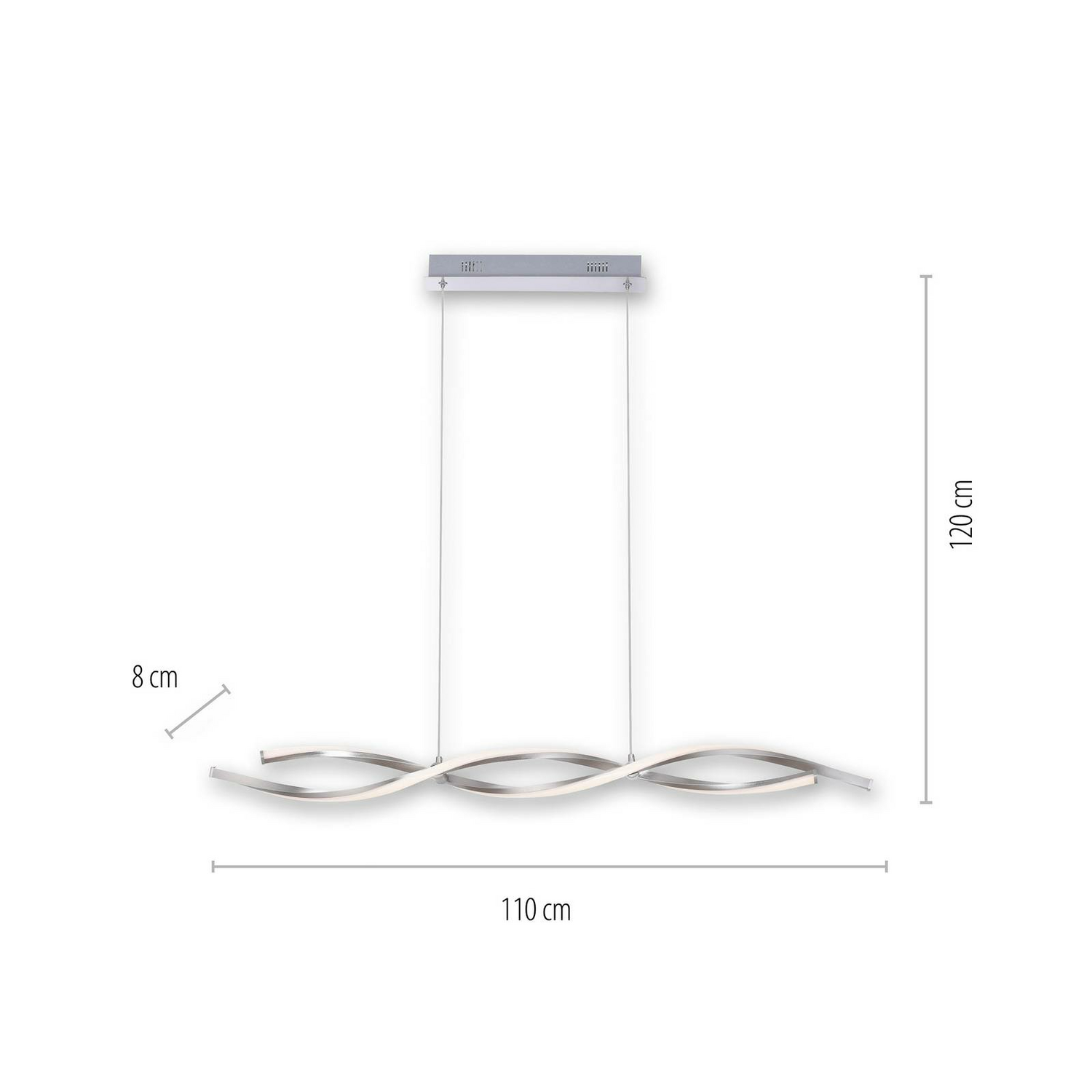 Lola Smart Led Pendelleuchte Lol Asmart Swing Pendelleuchte Lampe Leuchte Silber B-Ware - 4043689978112