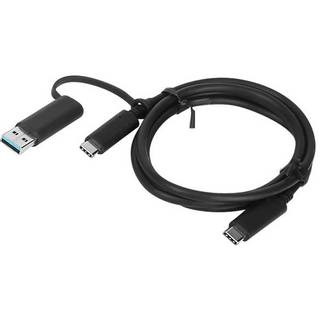 Lenovo USB-C Anschlusskabel Kabel Adapter Stecker USB 3.0 1m schwarz