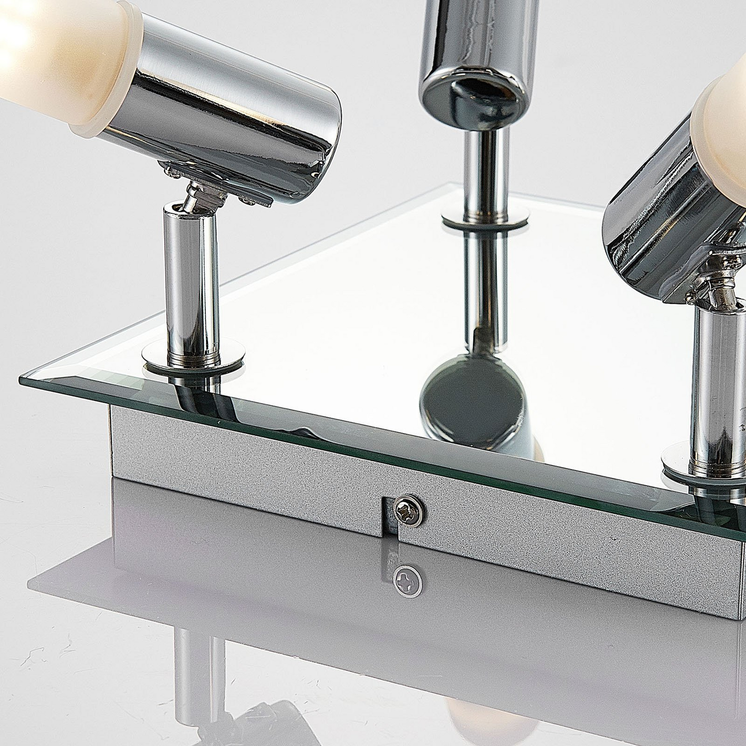 Lindby Bad Deckenlampe Zela Deckenlampe Lampe 4 Flammig G9  32 X 32 Cm Chrom B-Ware - 4251096558982