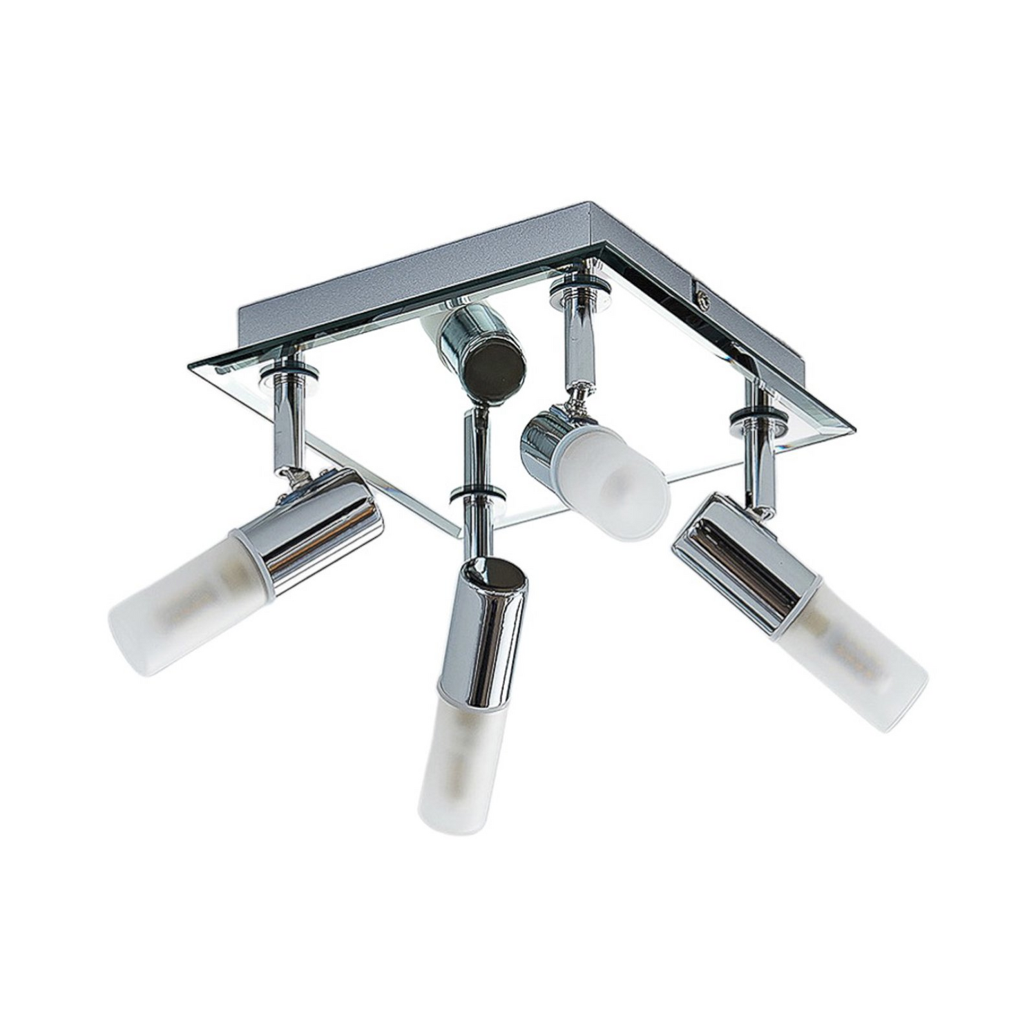 Lindby Bad Deckenlampe Zela Deckenlampe Lampe 4 Flammig G9  32 X 32 Cm Chrom B-Ware - 4251096558982