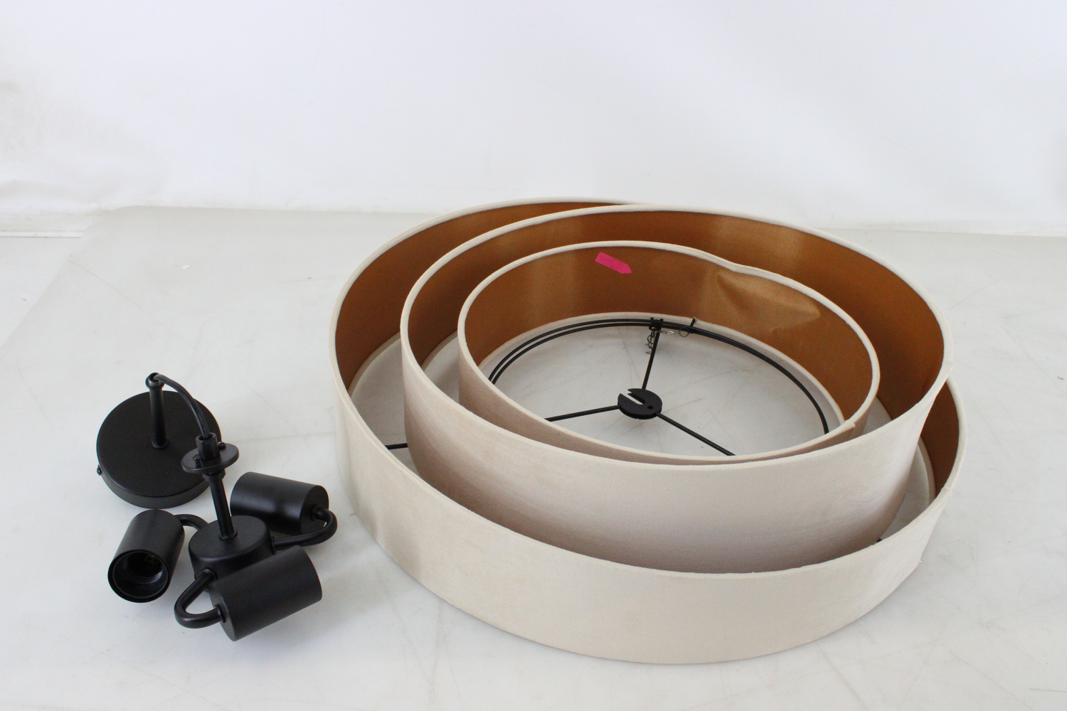 Lindby Jusari Deckenlampe Hängeleuchte Lampe Leuchte E27 3 Flmg Siehe Text/Fotos B-Ware - 4251911745832