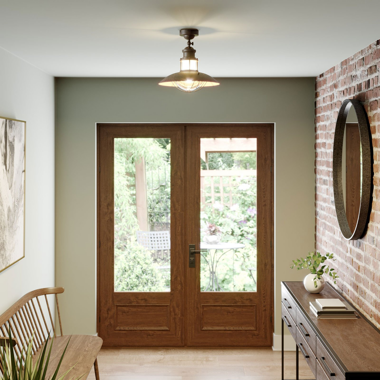 Lindby Deckenlampe Louisanne Hängeleuchte Lampe Leuchte Rustikal Siehe Text/Foto B-Ware - 4251096527216