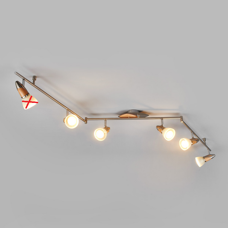 Lindby 6 Flammige Led Holz Deckenlampe Marena Deckenlampe Deko Siehe Text/Foto B-Ware - 4251096510119