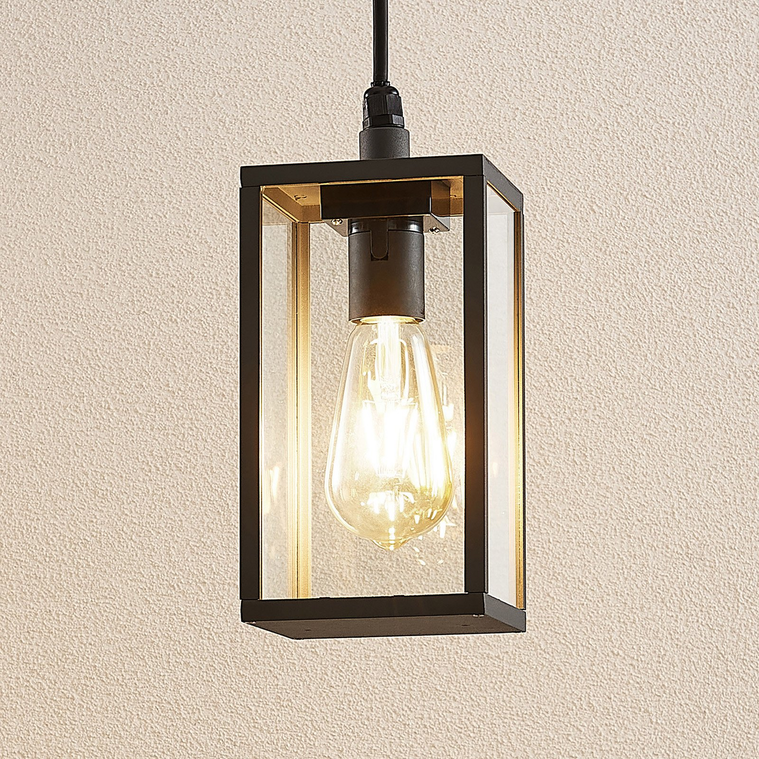 Lindby Filimon Außen Pendelleuchte Terrassenleuchte Gartenleuchte E27 Siehe Text B-Ware - 4251096575873