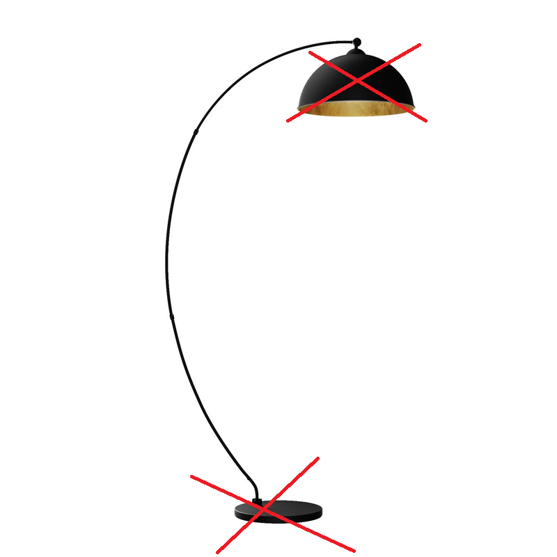 Lindby Gebogene Stehleuchte Stehlampe Lampe Leuchte Jonera Siehe Text/Foto B-Ware