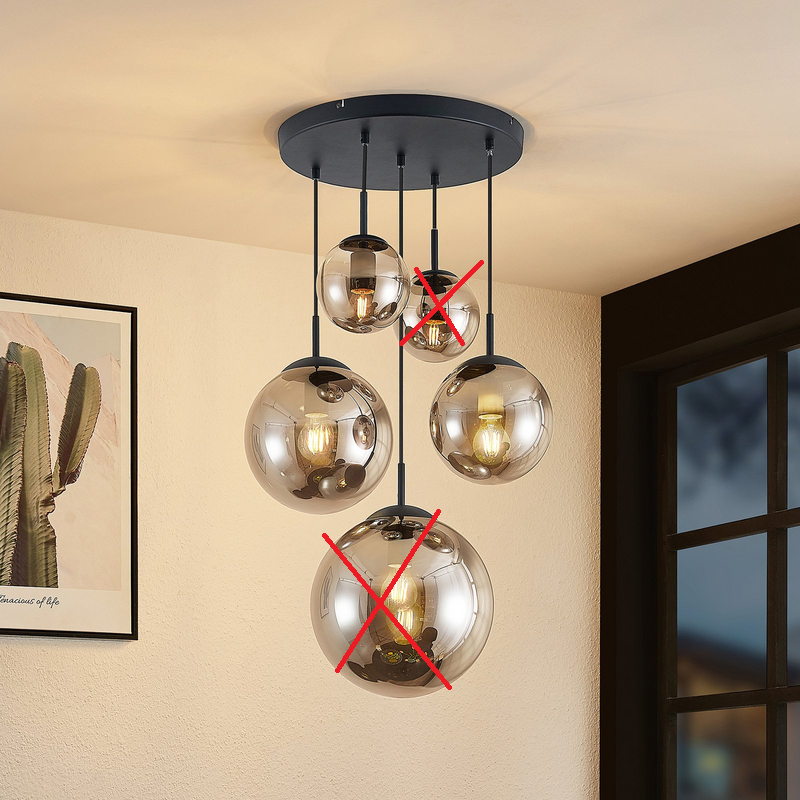 Lindby Teeja Hängelampe Hängeleuchte Deckenleuchte Lampe Siehe Text/Foto B-Ware