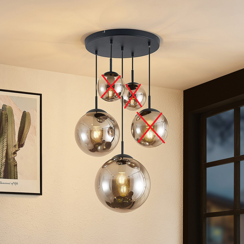 Lindby Teeja Hängelampe Hängeleuchte Deckenleuchte Lampe Leuchte Siehe Text/Foto B-Ware