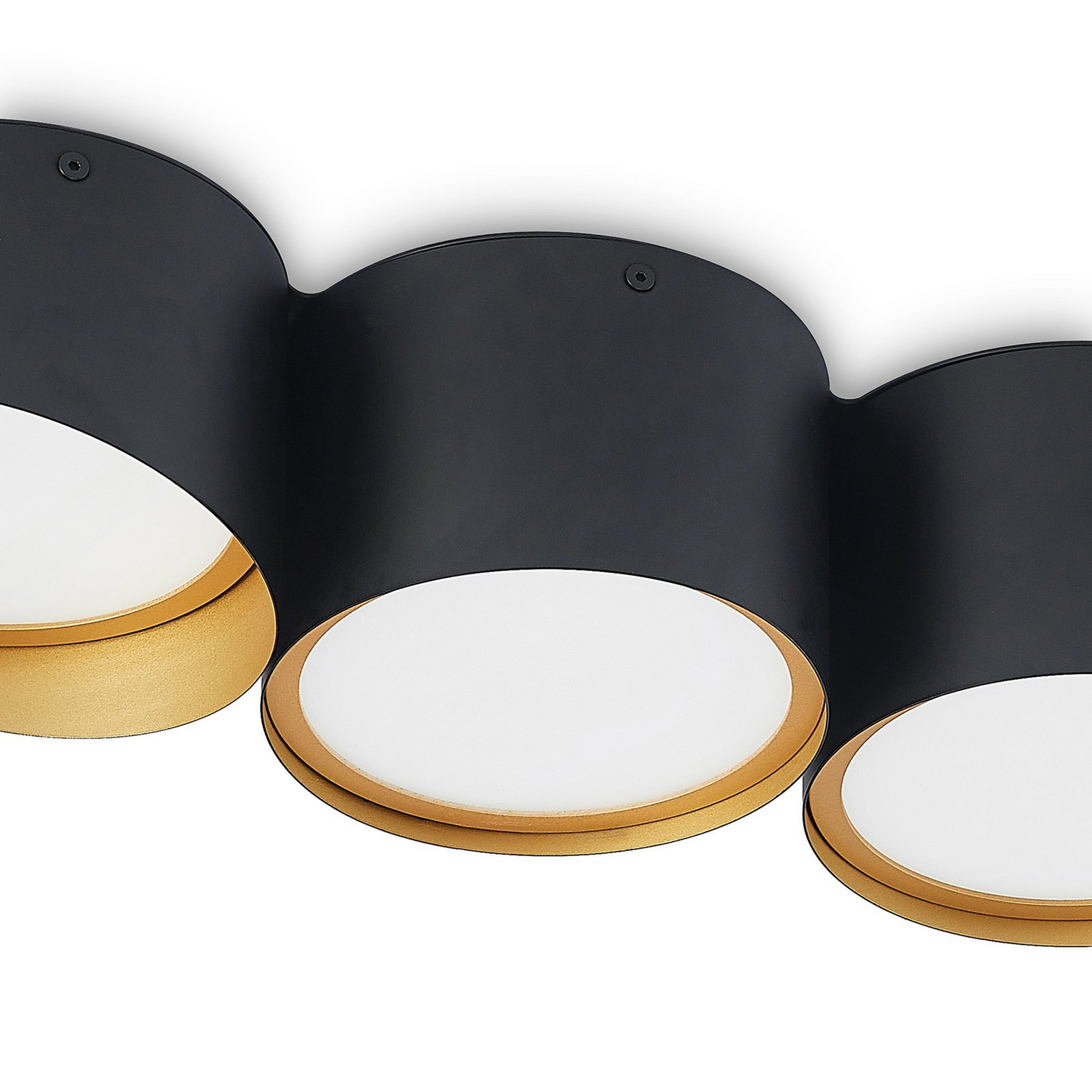 Lindby Kianush Deckenlampe Deckenlampe Lampe Leuchte Eisen Schwarz 4 Fl. Gu10 B-Ware - 4251911706321