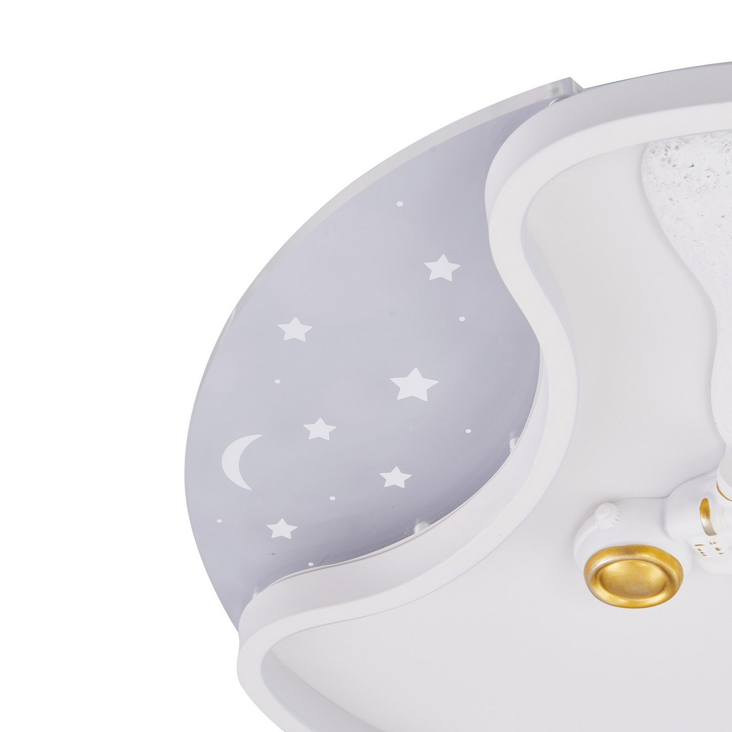 Lindby Led Deckenleuchte Lampe Leuchte Deckenlampe Weiß Kosmo 40 Cm Metall Mond B-Ware - 4251911792652