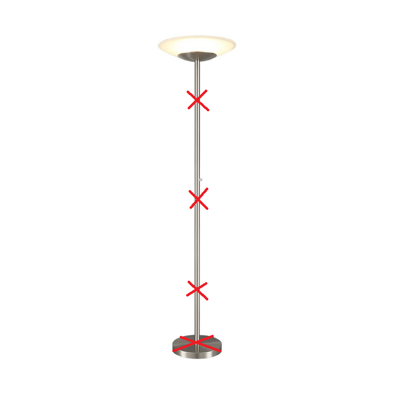 Lindby Dimmbarer Led Deckenfluter Ragna Wohnzimmerampe Siehe Text/Foto B-Ware