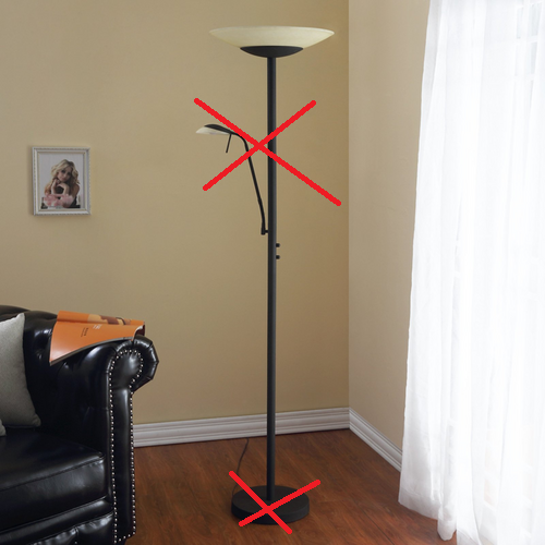 Lindby Led Deckenfluter Lampe Leuchte Stehlampe Ragna Leselicht Siehe Text/Foto B-Ware