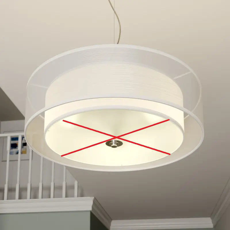 B-Ware Lindby Textilpendelleuchte Pikka Deckenlampe Hängeleuchte Lampe Siehe Text/Foto - 6291106558548