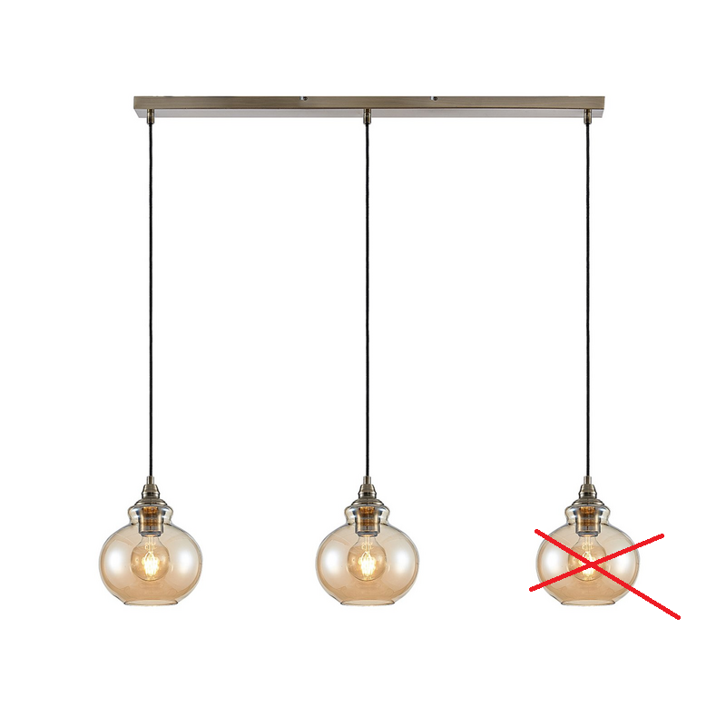 Lindby Tymoni Glas Pendelleuchte Hängeleuchte Deckenlampe Lampe Siehe Text/Foto B-Ware - 4251096569988