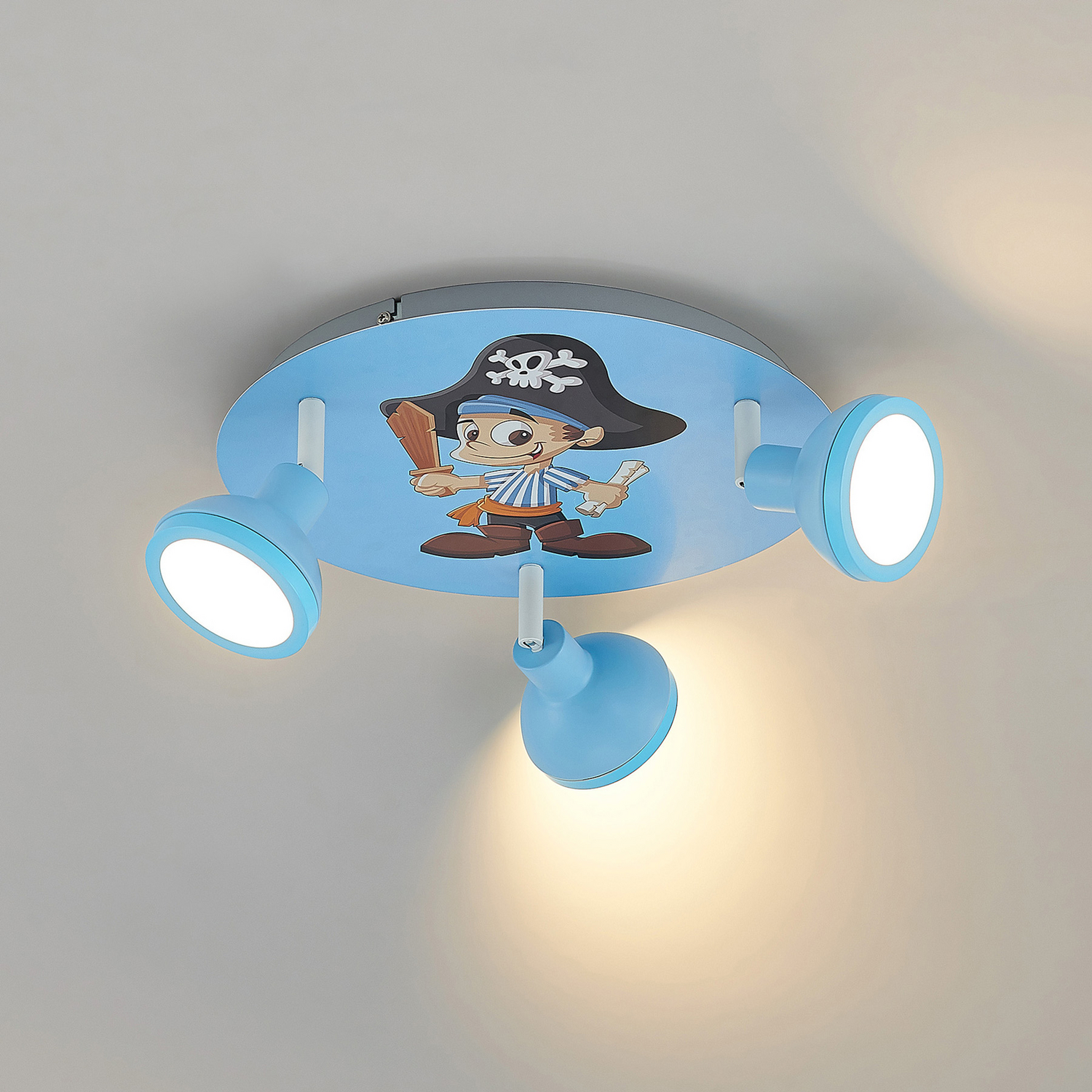 Lindby Roxas Kinderzimmer Deckenlampe Deckenleuchte Lampe Pirat Siehe Text/Foto B-Ware - 4251911706413