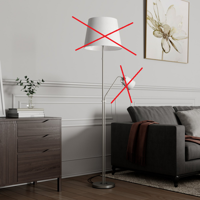 Lindby Nantwin Stehleuchte Stehlampe Standleuchte Standlampe Siehe Text/Foto B-Ware
