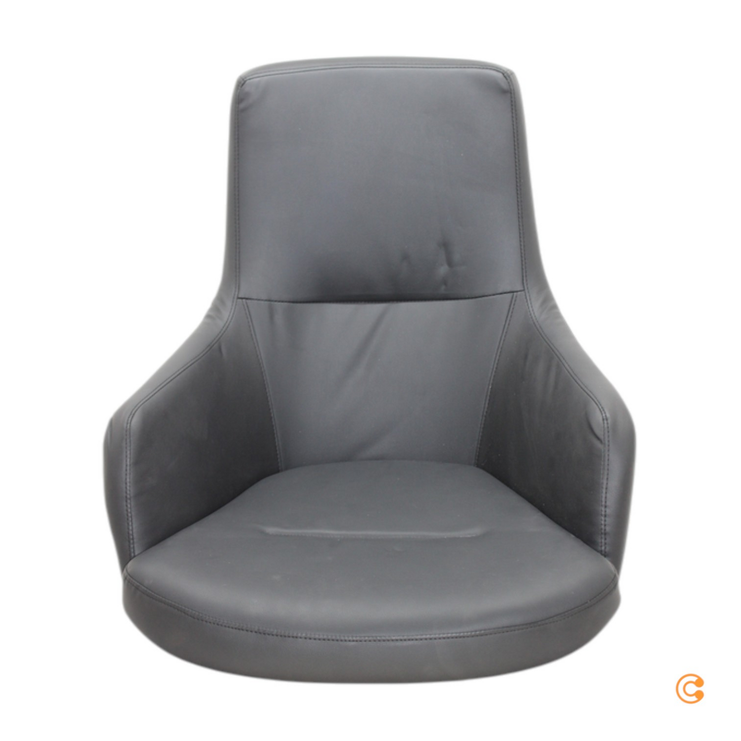 Hjh Office Loungesessel Stuhl Bürostuhl Kunstleder Schwarz Siehe Text/Foto B-Ware - 4260284086664