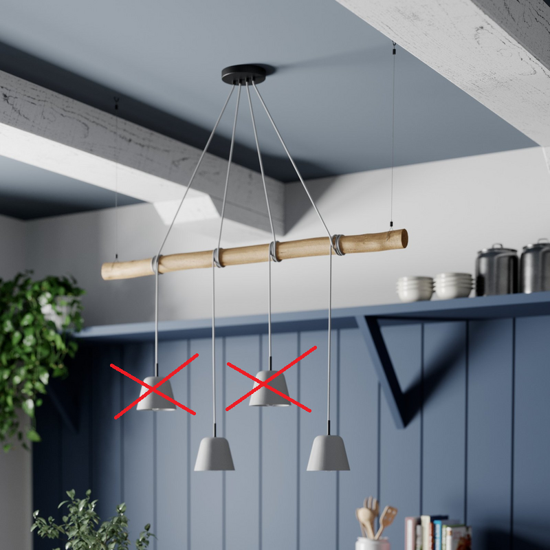 Lucande Asta Pendelleuchte Hängeleuchte Deckenlampe Lamp Leuchte Siehe Text/Foto B-Ware