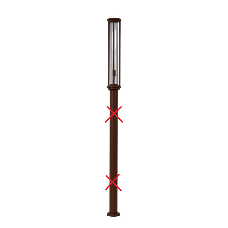 Lucande Außenleuchte Lampe Außenlampe Alivaro Rostfarben E27 Siehe Text/Foto B-Ware