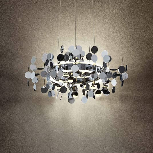 Lucande Glimmo Led Pendelleuchte Pendelleuchte Lampe Leuchte Designer Chrom B-Ware - 4251911707021
