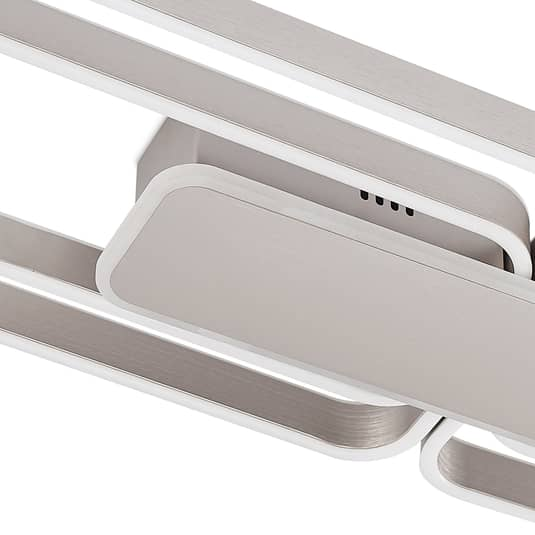 B-Ware Lucande Kadira Led Deckenlampe Deckenlampe Deckenlicht Lampe Leuchte 120 Nickel