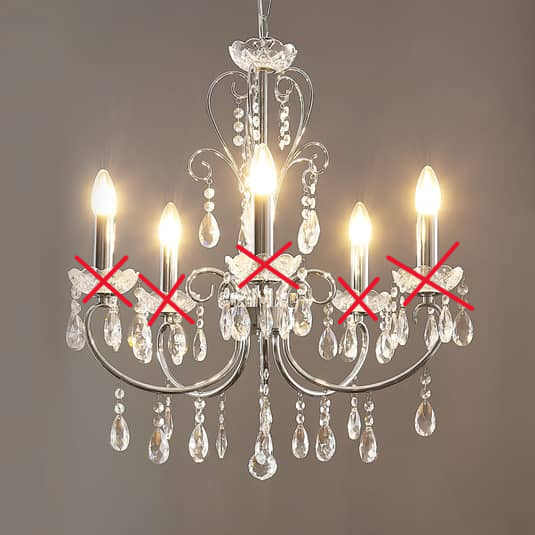 Lucande Kronleuchter Deckenlampe Deckenleuchte Solveig Siehe Text/Fotos B-Ware - 4251096545807