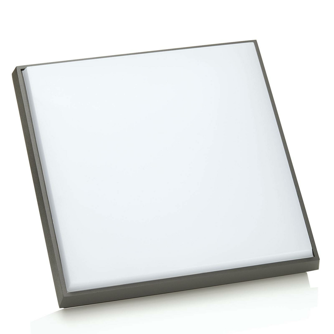 Lucande Amra Led Außen Deckenlampe Außendeckenlampe Leuchte Lampe Eckig 30 Cm797 B-Ware