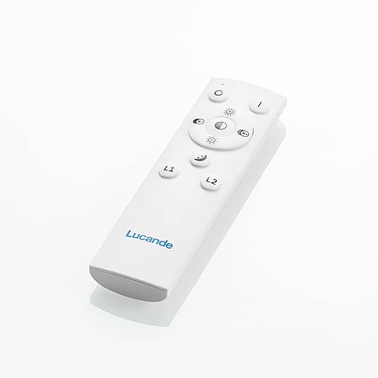 Lucande Senan Led Deckenlampe Deckenlampe Lampe Leuchte Decke Silber Dimmbar B-Ware - 4251096596823