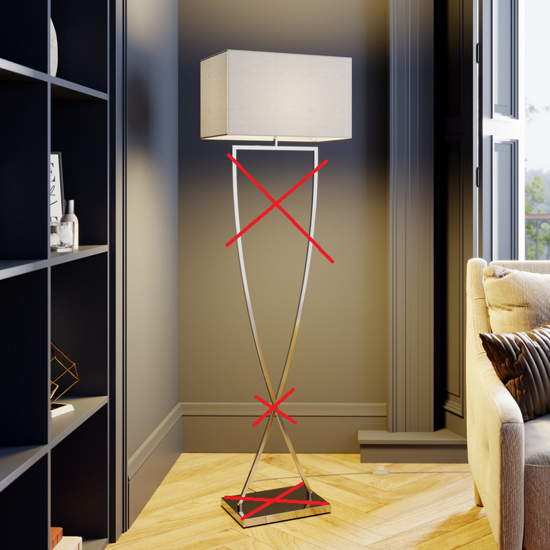 Lucande Evaine Stehleuchte Lampe Leuchte Stehlampe Ip20 E27 Siehe Text/Foto B-Ware