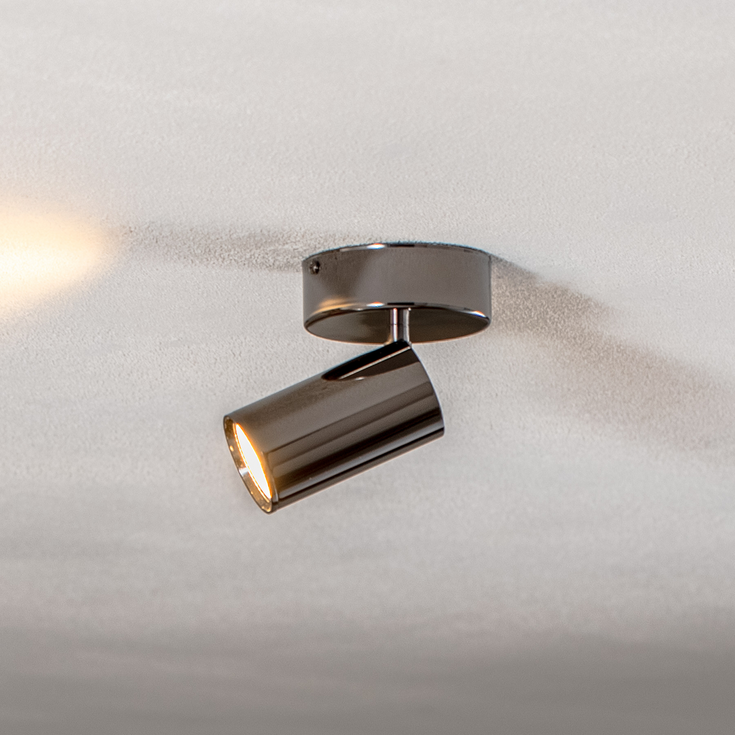 Lucea Deckenstrahler Spotte Deckenlampe Deckenleuchte Schwarz Chrom 1 Flg Gu10  B-Ware - 8698525602896